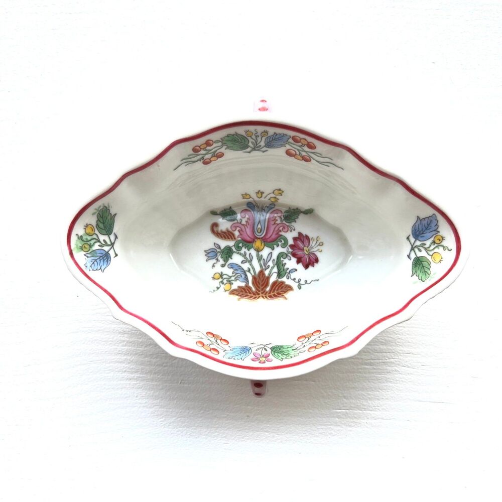 Richard Ginori Riviera small oval gravy sauce condiment bowl 2 handles